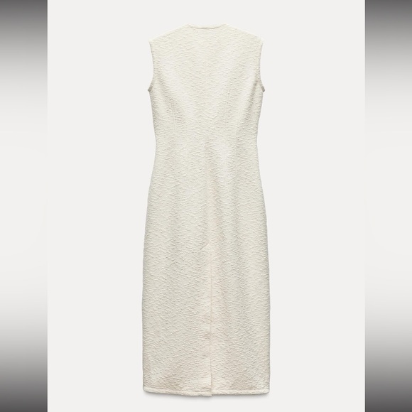 ZARA Structured Straight Cut Dress - Picture 4 of 5